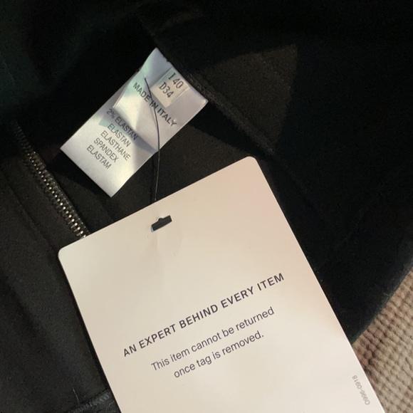 Black Blumarine Wool Skirt with Zippered Back - Picture 4 of 6